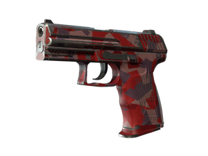 P2000 | Red FragCam (Well-Worn)